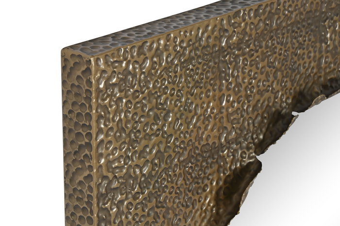 DKD Home Decor Espejo Dorado Metal 6 x 80 x 80 cm