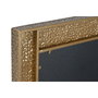DKD Home Decor Espejo de Metal Dorado 80x80 cm