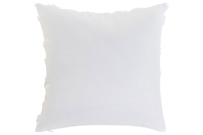 DKD Home Decor Cojín de Poliéster Blanco 45x45 cm