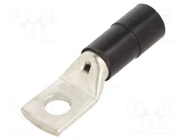 BM GROUP Terminal de anillo tubular aislado M14 para cable 4/0AWG, negro