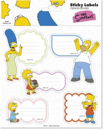 Grupo Erik Los Simpson Etiquetas Autoadhesivas Premium (10 paquetes)