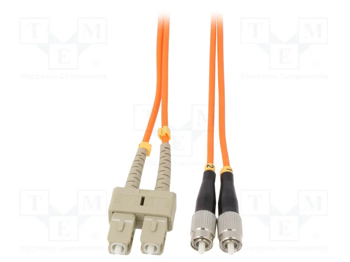 QOLTEC Cable de conexión de fibra óptica OM2 duplex FC/UPC, SC/UPC 5m