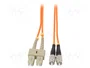 QOLTEC Cable de conexión de fibra óptica OM2 duplex FC/UPC, SC/UPC 5m