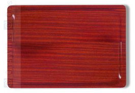 Platzer Bandeja Topics 42x30 cm Caoba, Melamina, Orfebrería