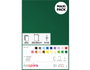 Innspiro Goma EVA verde fuerte láminas 20x30cm x 1mm, 20 unidades