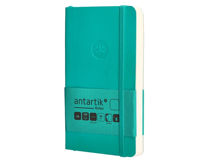 Antartik Cuaderno Antartik Notes Tapa Blanda Turquesa Hojas Lisas