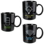 The Concept Factory Mug Cambio Color Con Calor Wifi, Bombilla, Pila