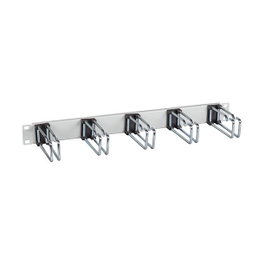 EFB Elektronik 699981TS.2 Panel de gestión de cables 19 pulg. 1U Negro
