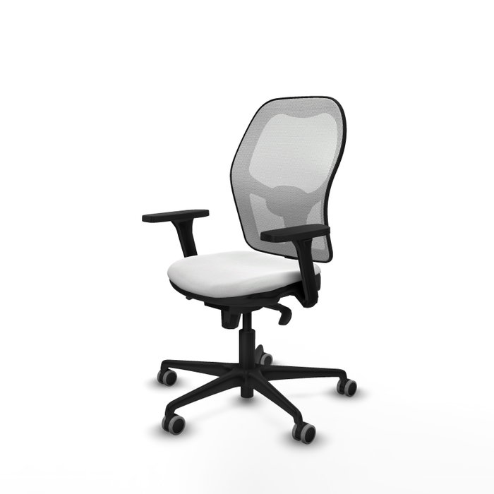 PIQUERAS Y CRESPO Silla de oficina Jorquera Blanca con Mecanismo Sincro PIQUERAS Y CRESPO Silla de oficina Jorquera Blanca con Mecanismo Sincro