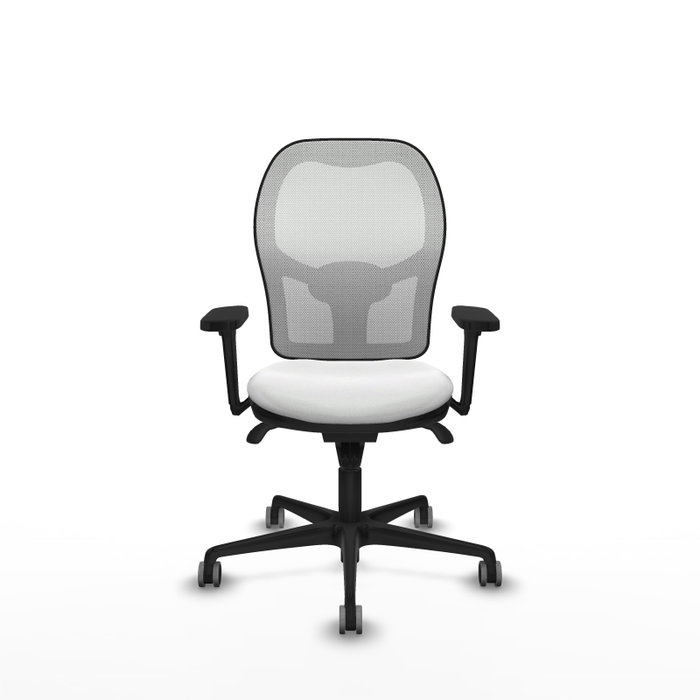 PIQUERAS Y CRESPO Silla de oficina Jorquera Blanca con Mecanismo Sincro PIQUERAS Y CRESPO Silla de oficina Jorquera Blanca con Mecanismo Sincro
