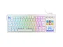 Mars Gaming MK-MASTER Teclado Mecánico TKL con SmartDeck y Switches Rojo Blanco