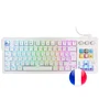 Mars Gaming MK-MASTER Teclado Mecánico TKL con SmartDeck y Switches Rojo Blanco