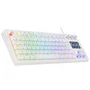 Mars Gaming MK-MASTER Teclado Mecánico TKL con SmartDeck y Switches Rojo Blanco