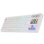 Mars Gaming MK-MASTER Teclado Mecánico TKL con SmartDeck y Switches Rojo Blanco