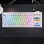 Mars Gaming MK-MASTER Teclado Mecánico TKL con SmartDeck y Switches Rojo Blanco