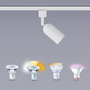 Philips Foco Spot Easylink Orientable Modelo Shea, Casquillo GU10, Color Blanco, Cabezal Ajustable, Compatible con Bombillas LED