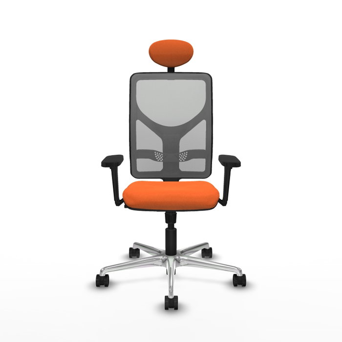 PIQUERAS Y CRESPO Silla de oficina Motilla con Mecanismo Sincro, Naranja y Gris PIQUERAS Y CRESPO Silla de oficina Motilla con Mecanismo Sincro, Naranja y Gris