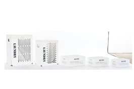DKD Home Decor Set de 5 Cestas para la Ropa Blanco