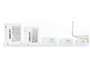 DKD Home Decor Set de 5 Cestas para la Ropa Blanco