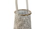 DKD Home Decor Portavelas de Metal Dorado 17x17x28 cm