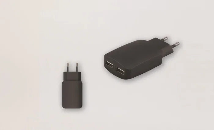 Coolbox Cargador de Pared 2 Puertos USB 3.1A COO-CU231-T Negro