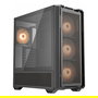 Cougar CGR-57C9B-RGB Torre MX600 ARGB Negra Full Tower para PC Juego
