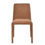 DKD Home Decor Silla de Metal y Poliéster Terracota