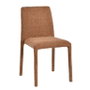 DKD Home Decor Silla de Metal y Poliéster Terracota