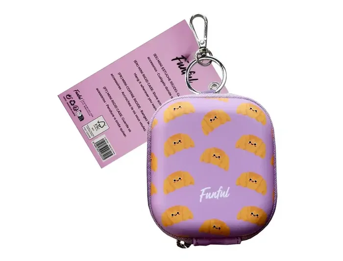 Wondee Mini Estuche Tecnológico Croissant para Auriculares y Accesorios Pequeños