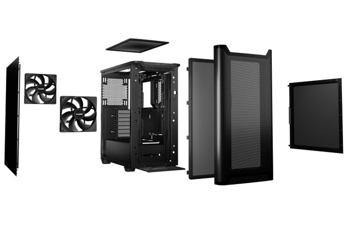 be quiet! PURE BASE 501 Airflow Black Midi Tower Negro