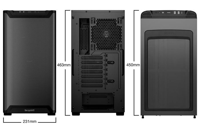 Be quiet! Pure Base 501 Airflow Caja Midi Tower ATX Negra con Flujo de Aire, 2 Ventiladores 140mm, USB-C Be quiet! Pure Base 501 Airflow Caja Midi Tower ATX Negra con Flujo de Aire, 2 Ventiladores 140mm, USB-C