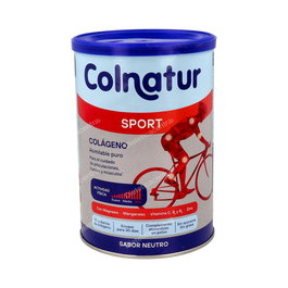 Colnatur Sport Sabor Neutro 330Gr Colageno Hidrolizado para Deportistas Cuidado Articulaciones Huesos Musculos