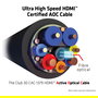 Club 3D Cable HDMI 2.1 Activo Optico 8K 60Hz Ultra HD 4K 20 Metros Alta Velocidad HDR VRR