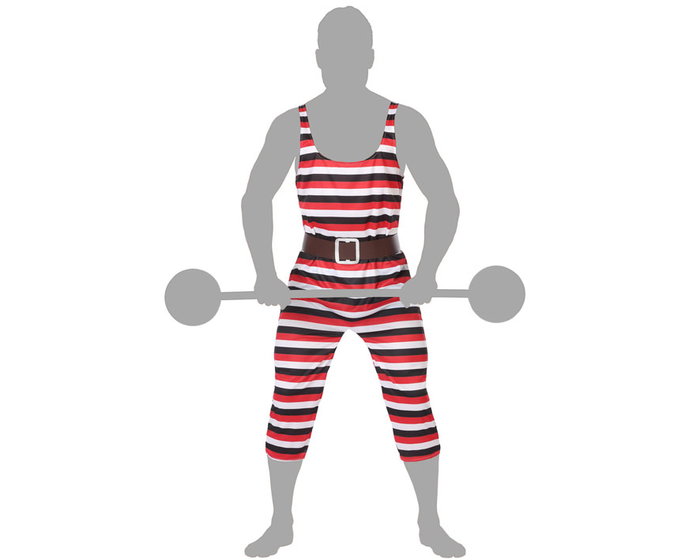 Disfraz de Forzudo Hombre Adulto XL Multicolor
