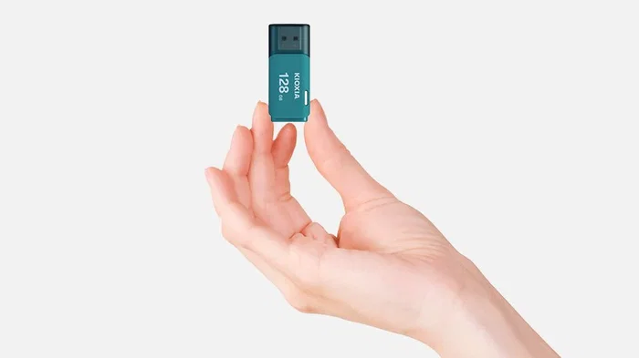 Kioxia LU202L128GG4 Pendrive USB 2.0 Tipo A 128 GB Color Azul con Tapa
