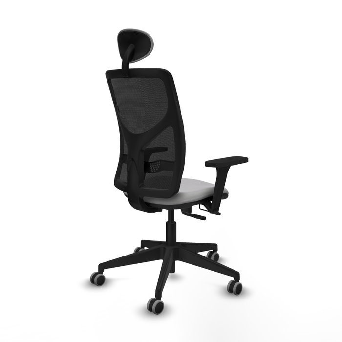 PIQUERAS Y CRESPO Silla de oficina Motilla con mecanismo Sincro/Traslack, Gris claro y Negro PIQUERAS Y CRESPO Silla de oficina Motilla con mecanismo Sincro/Traslack, Gris claro y Negro