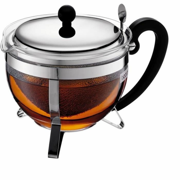 Bodum Chambord Tetera con tamiz 1.3L gris Bodum Chambord Tetera con tamiz 1.3L gris