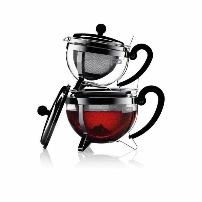 Bodum Chambord Tetera con tamiz 1.3L gris Bodum Chambord Tetera con tamiz 1.3L gris