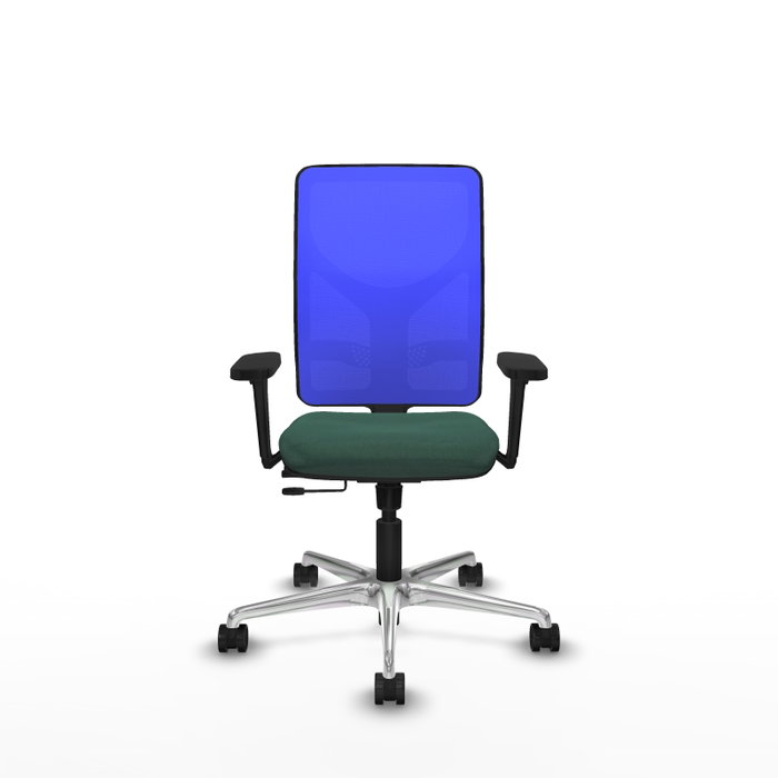 PIQUERAS Y CRESPO Silla de oficina Motilla con mecanismo Sincro/Traslack Verde botella y Azul PIQUERAS Y CRESPO Silla de oficina Motilla con mecanismo Sincro/Traslack Verde botella y Azul