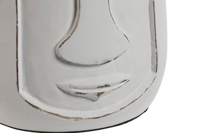 DKD Home Decor Jarrón Mango Cara Blanco 15x15x30 cm