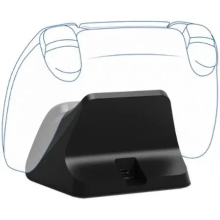 Trust Gaming Estación de Recarga Rápida GXT 255 para PS5 con Carga Rápida y Indicador LED, Soporte DualSense, 25552