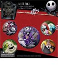 Pyramid International Pesadilla antes de Navidad Pack 5 Chapas Characters