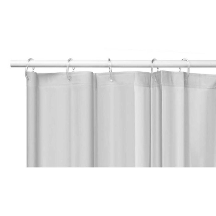 Cortina de Ducha Berilo Gris Polietileno EVA 180 x 180 cm (12 Unidades) Cortina de Ducha Berilo Gris Polietileno EVA 180 x 180 cm (12 Unidades)