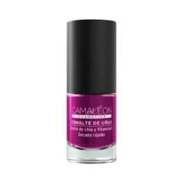 Camaleon Cosmetics Esmalte de Uñas Berenjena 6Ml Vegano Cruelty Free Larga Duración Brillo Alta Cobertura