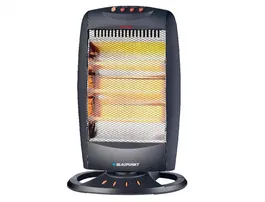 Blaupunkt Estufa de Cuarzo 3 Tubos Oscilante, 1200 W - Calefacción Eléctrica