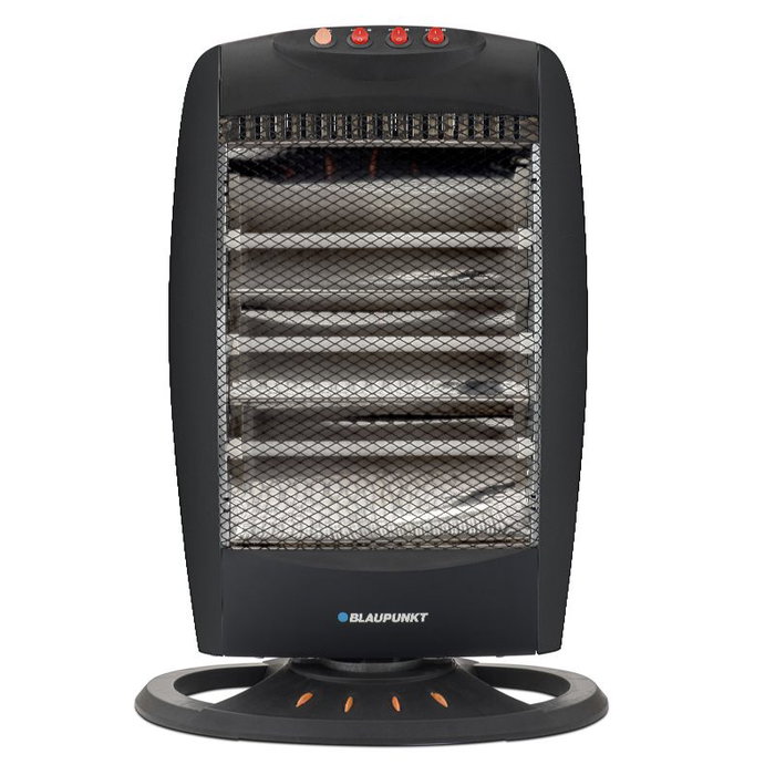 Blaupunkt Estufa de Cuarzo con 3 Tubos y Función Oscilante 1200W