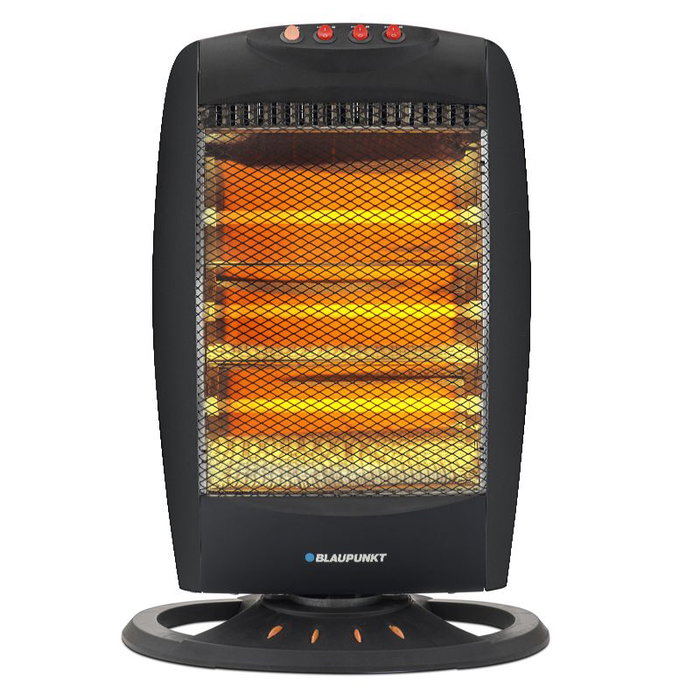 Blaupunkt Estufa de Cuarzo con 3 Tubos y Función Oscilante 1200W