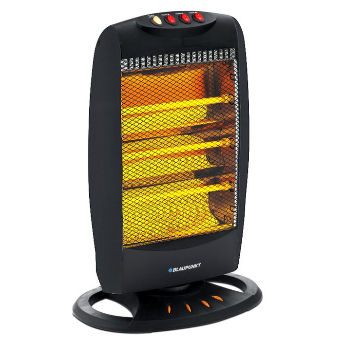 Blaupunkt Estufa de Cuarzo con 3 Tubos y Función Oscilante 1200W