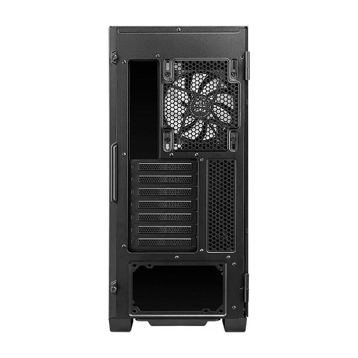 MSI MAG Vampiric 300R Torre Media PC Gaming, Negro, ATX/EATX, Ventana Lateral de Vidrio Templado, Iluminación RGB, con Ventilador Trasero de 120 mm