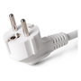 ENTAC Regleta de enchufes 4 salidas CA, 1 USB-A y 1 USB-C, 1,5 m, Blanco